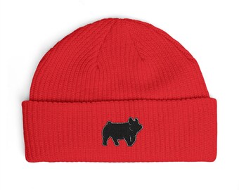 Market Hog Show Silhouette Cuff Beanie FFA 4H