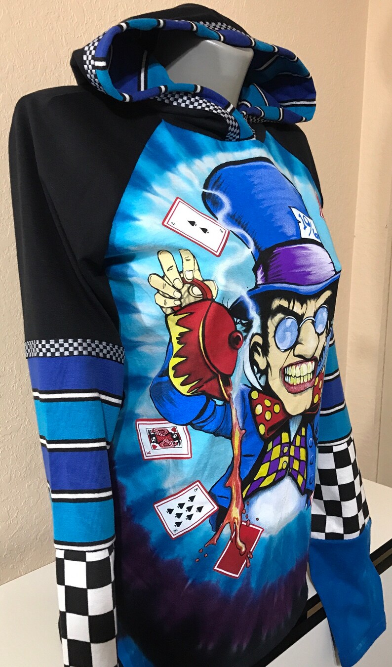 Unique Mad Hatter Alice In Wonderland Hoodie