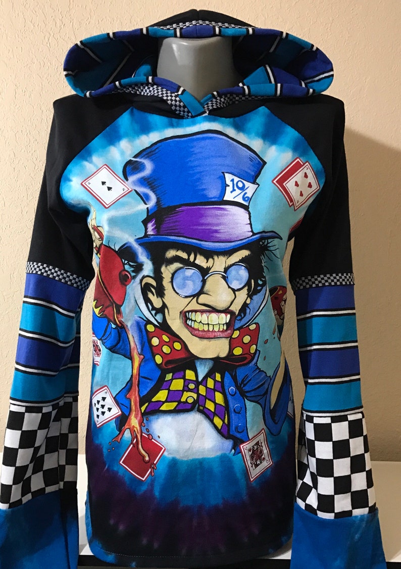 Unique Mad Hatter Alice In Wonderland Hoodie