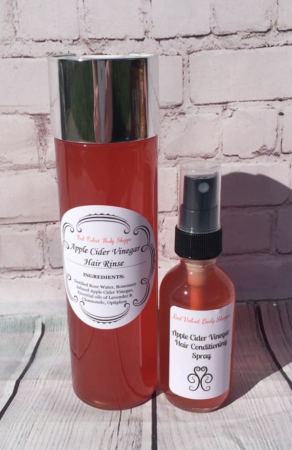 Apple Cider Vinegar Hair Rinse Conditioning Hair Spray Apple Etsy
