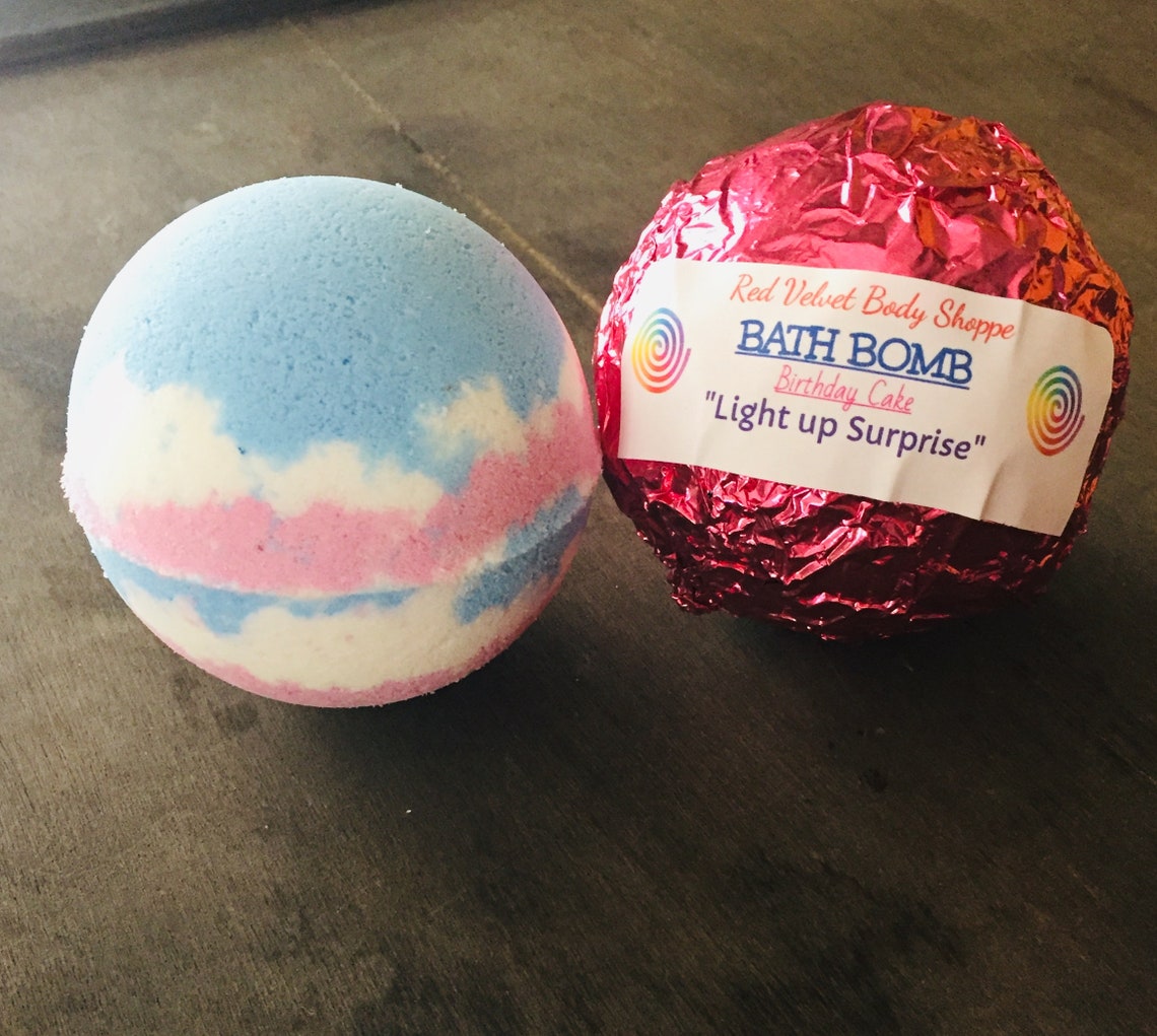 Light up bath bomb kids bath bomb bath bomb with toy inside Etsy