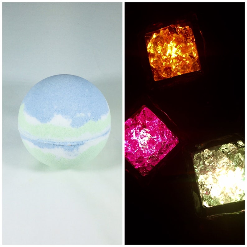 Light up bath bomb kids bath bomb bath bomb with toy inside Etsy
