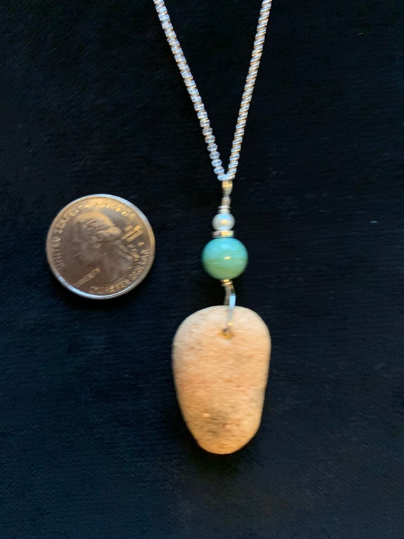 ネックレス・ペンダント ORR Rock Pendant Necklace Pendant Necklace Gold Tone Blue Rock Crystal 32