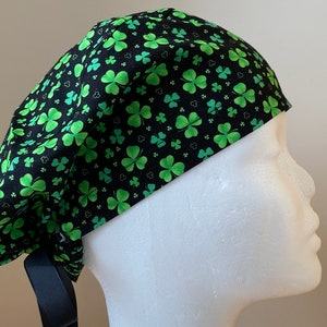 surgical caps-Black clover