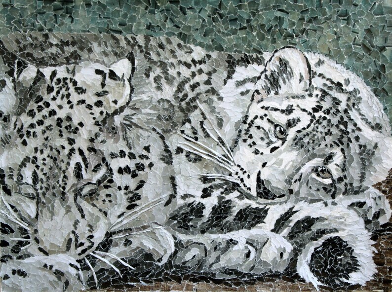 White leopard image