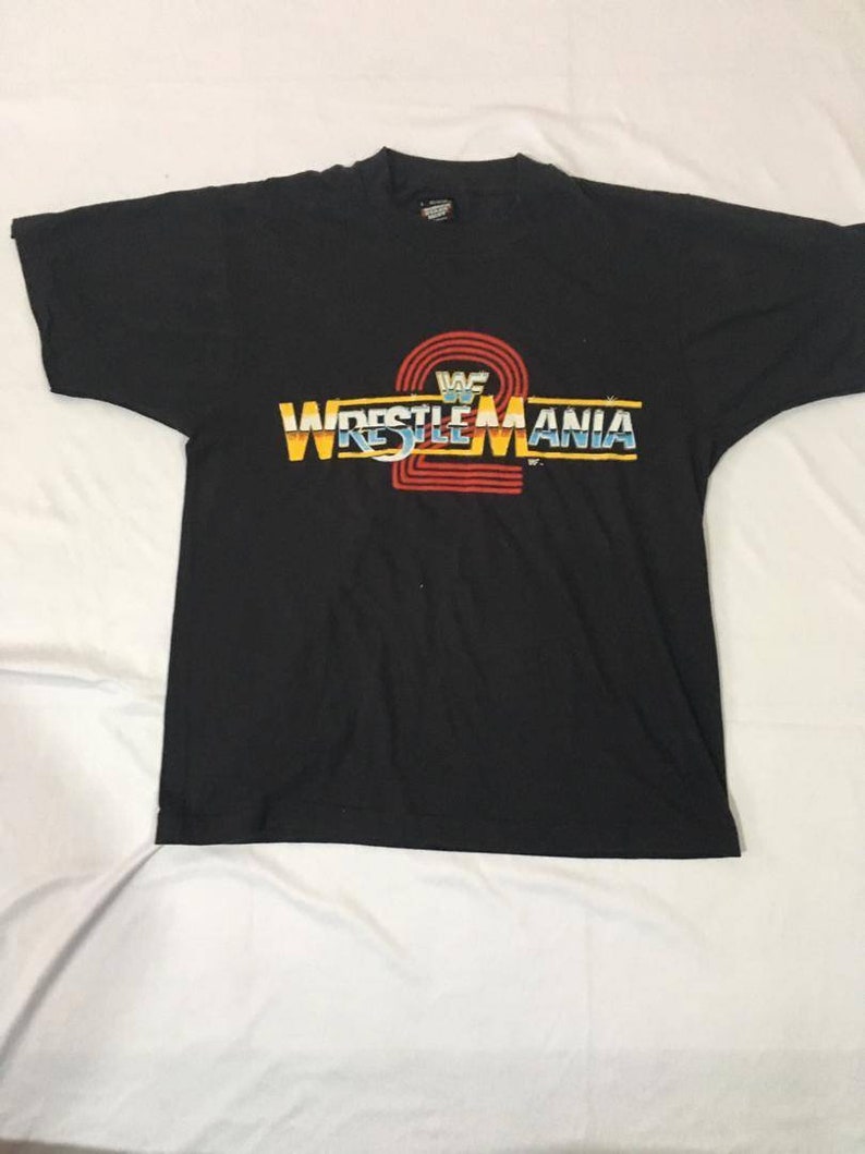 Vintage WWF 80s Wrestlemania 2 shirt