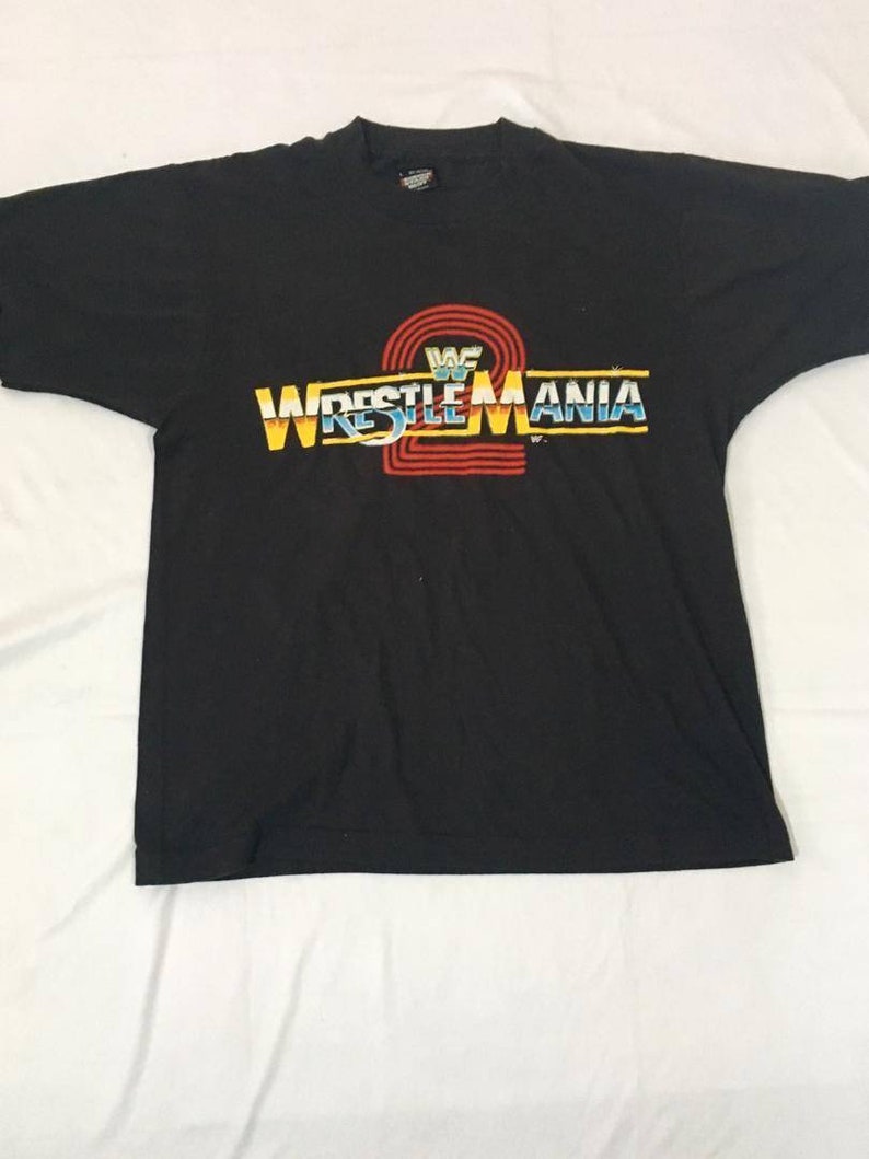 Vintage WWF 80s Wrestlemania 2 shirt