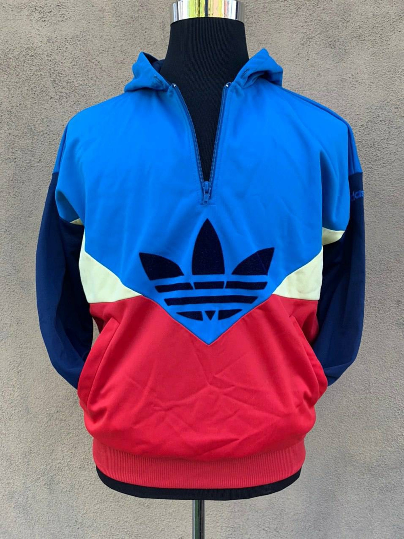 Vintage 80's rare Adidas Colorado hoodie opti zipper made | Etsy