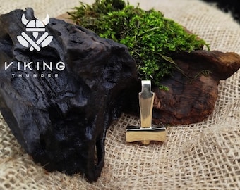 Bronzen Viking Mjolnir-hanger, replica van Thors hamer