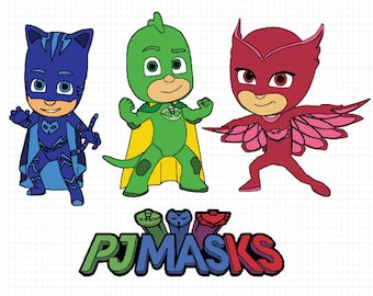 PJ Masks clipart silhouette PJ Masks svg Catboy svg file | Etsy