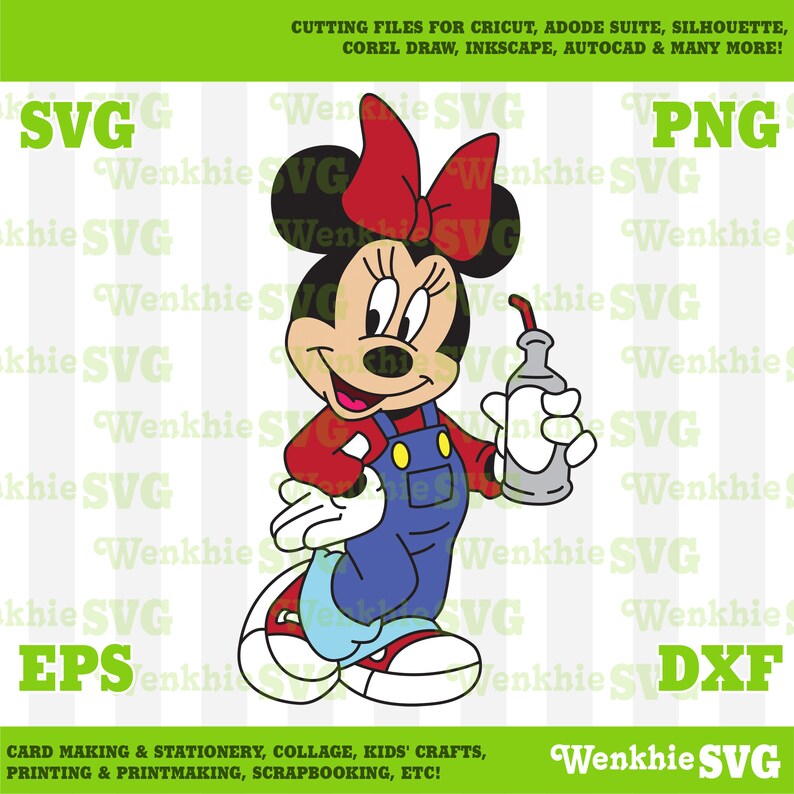 Download 4th of July Minnie Mouse Cutting File Printable SVG file ...