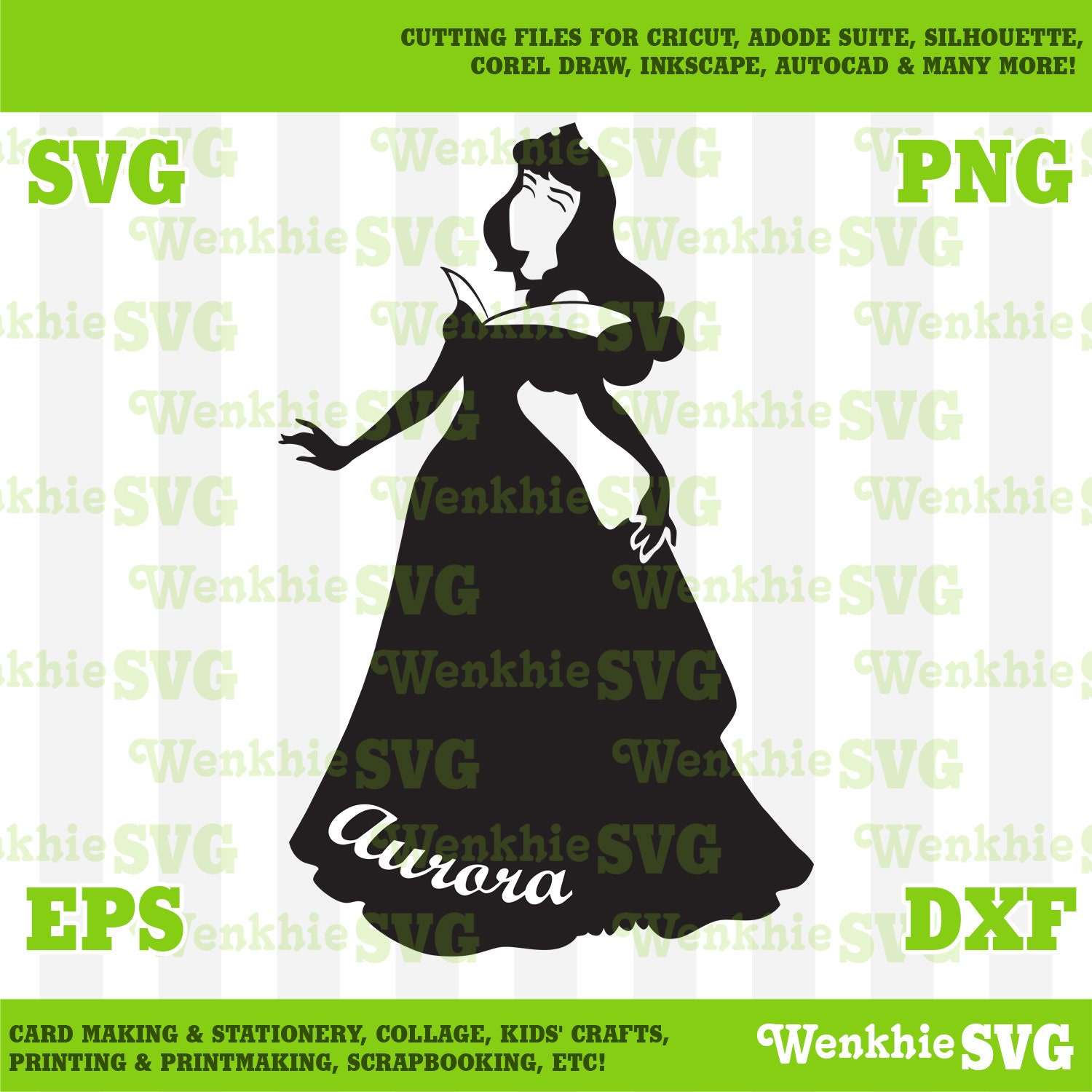 Sleeping Beauty Princess Aurora Disney SVG  Creative Design Maker –  Creativedesignmaker