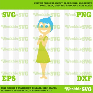 Joy Happiness Cutting File Printable, SVG-bestand voor Cricut