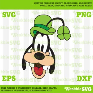 St. Patrick&#39;s Day Goofy Hat Cutting File Printable, SVG file for Cricut