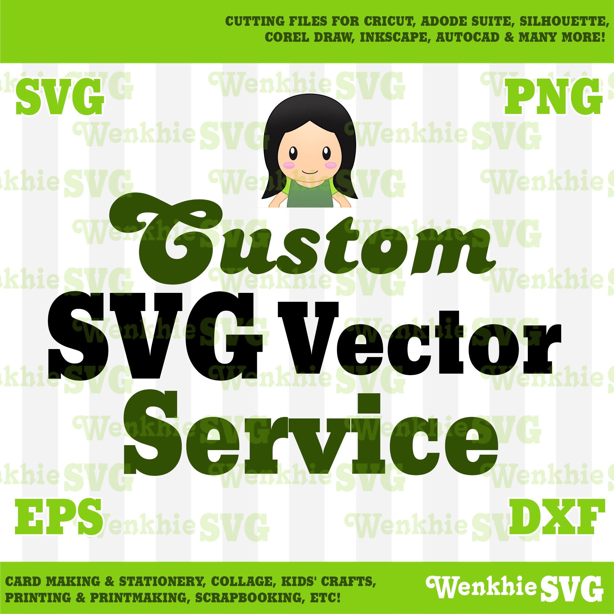 Digital image to vector Design File Custom Svg file convert to vector
