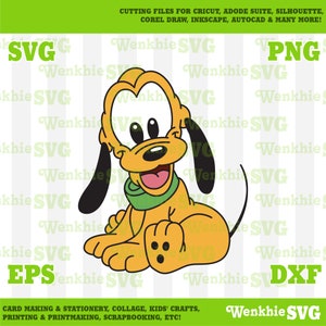 Baby Pluto Cutting File Printable, SVG file for Cricut