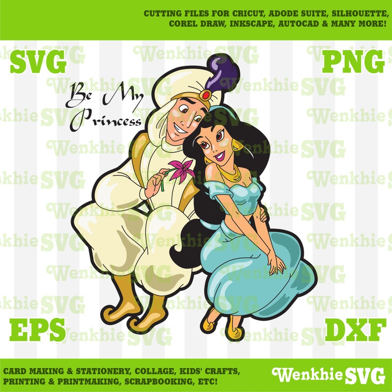 Download Be My Princess Jasmine With Highlights Cutting File Printable Svg File For Cricut Drawing Illustration Art Collectibles Delage Com Br