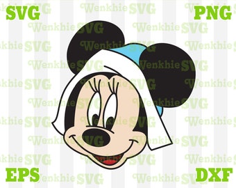 Happy Thanksgiving MINNIE Cutting File Printable, SVG file for Cricut
