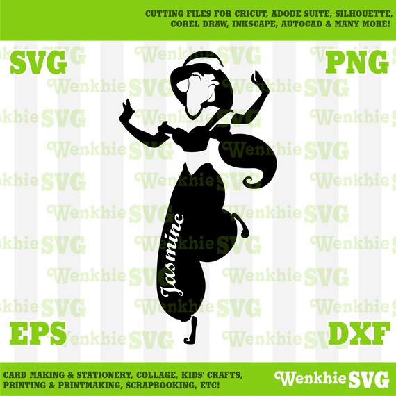 Princess Jasmine svg Disney Jasmine svg files for cricut and silhouette