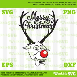 Red Nose Sven Cutting File Printable, SVG file for Cricut