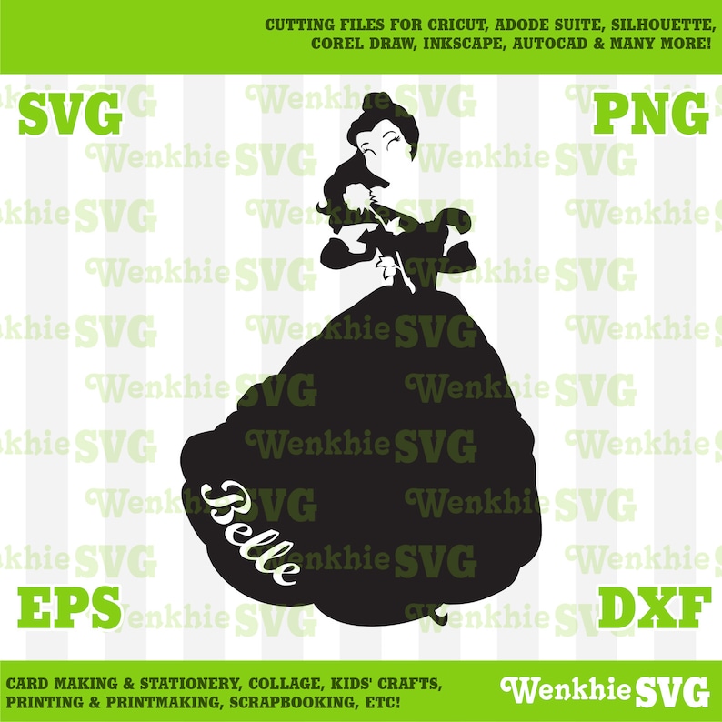 Free Free 205 Disney Belle Svg SVG PNG EPS DXF File