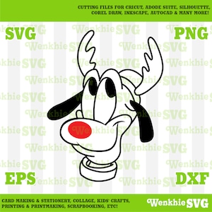 Red Nose Pluto Cutting File Printable, SVG file for Cricut