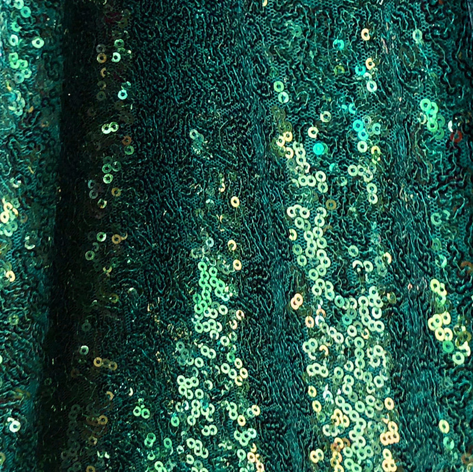 Hunter Green Sequin Fabric Forest Green Full Sequins Fabric - Etsy