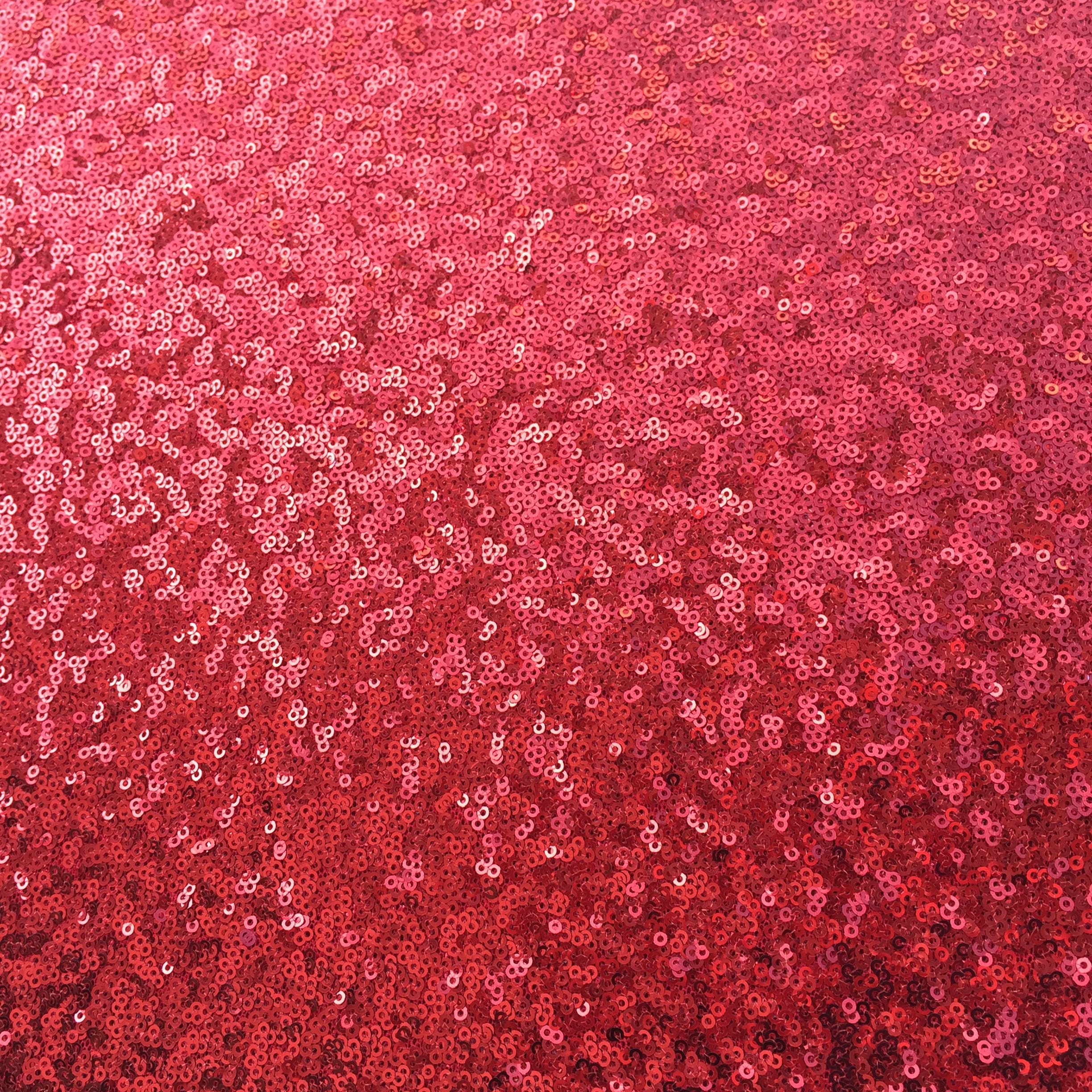 Red Sequin Fabric Red Full Sequins Fabric Crimson Red Glitz Etsy
