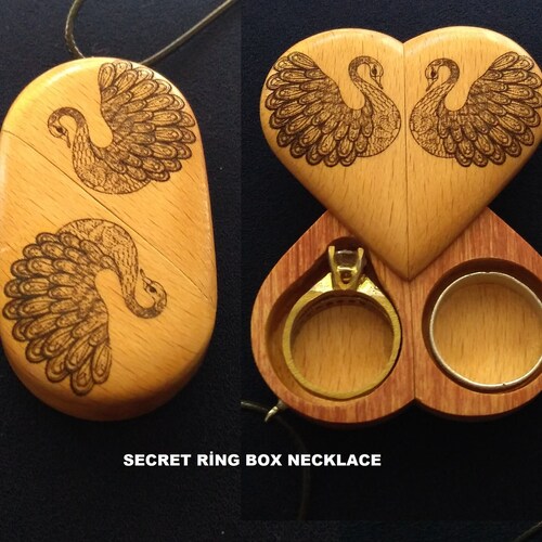 Secret Box Hidden Message Ring Box 