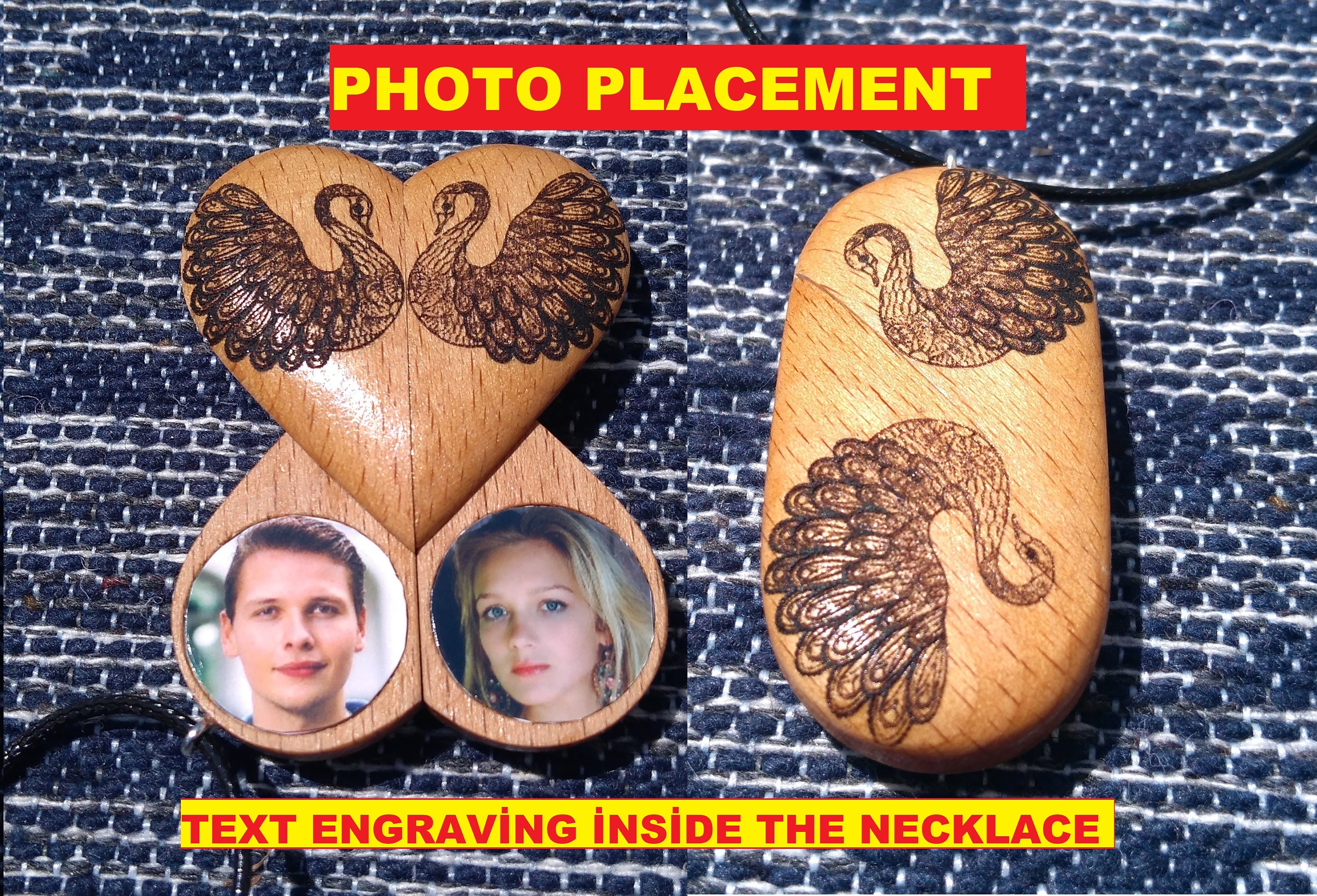 Wooden locket hotsell illusionist