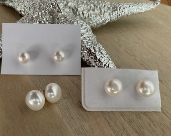 Real pearl stud earrings, earrings with pearls, bridal jewellery, pearl earrings, stud earrings, pearl wedding, pearl stud earrings, pearl studs