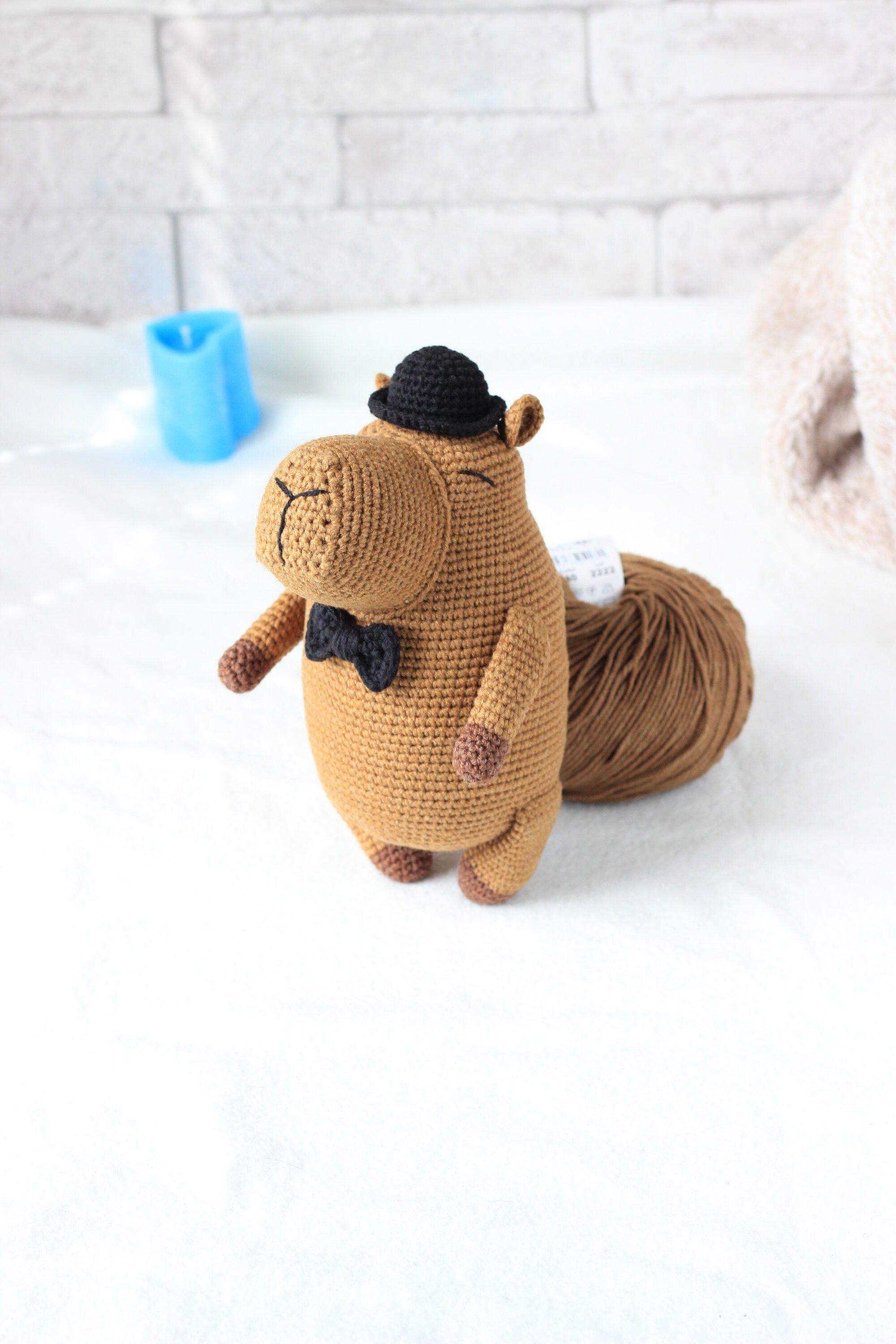 Capybara Crochet Pattern Capybara Anigurumi Pdf Plushi Animal Toy
