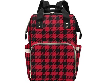 red diaper bolsa for boy