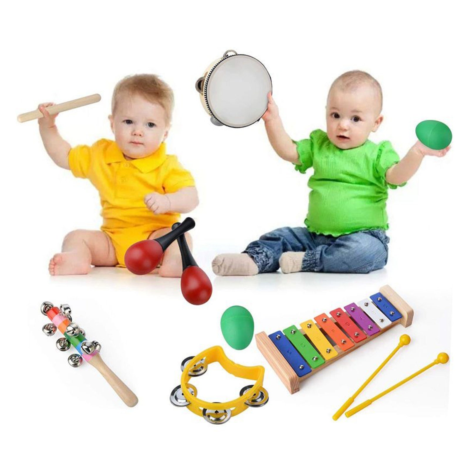 20PCS Montessori Wooden Music Kit Musical Instruments for Etsy