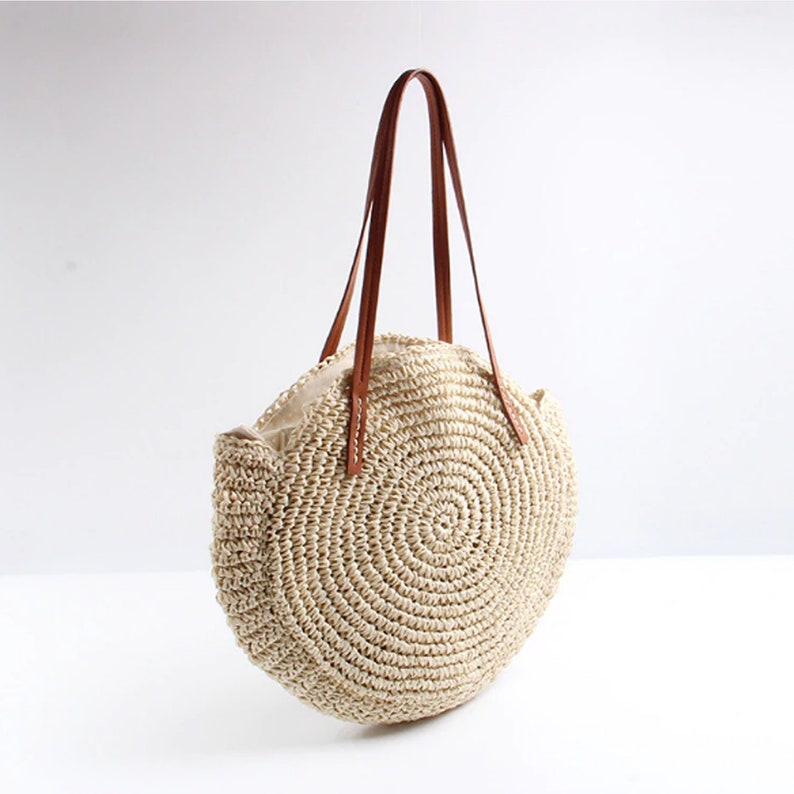 Straw Bag Crossbody Straw Beach Bag Straw Bag Strap Straw Etsy