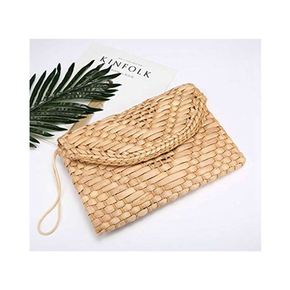 wicker clutch purse