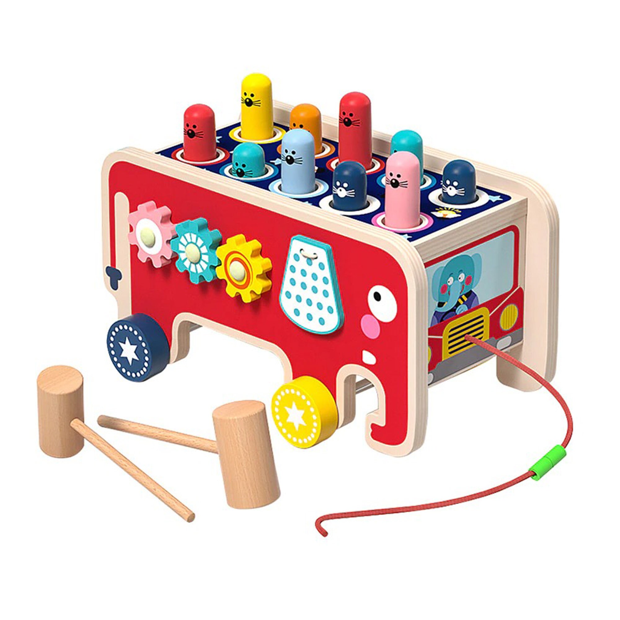 Montessori Wooden 6 Sides Montessori Play Kit Wooden Toy Car Etsy