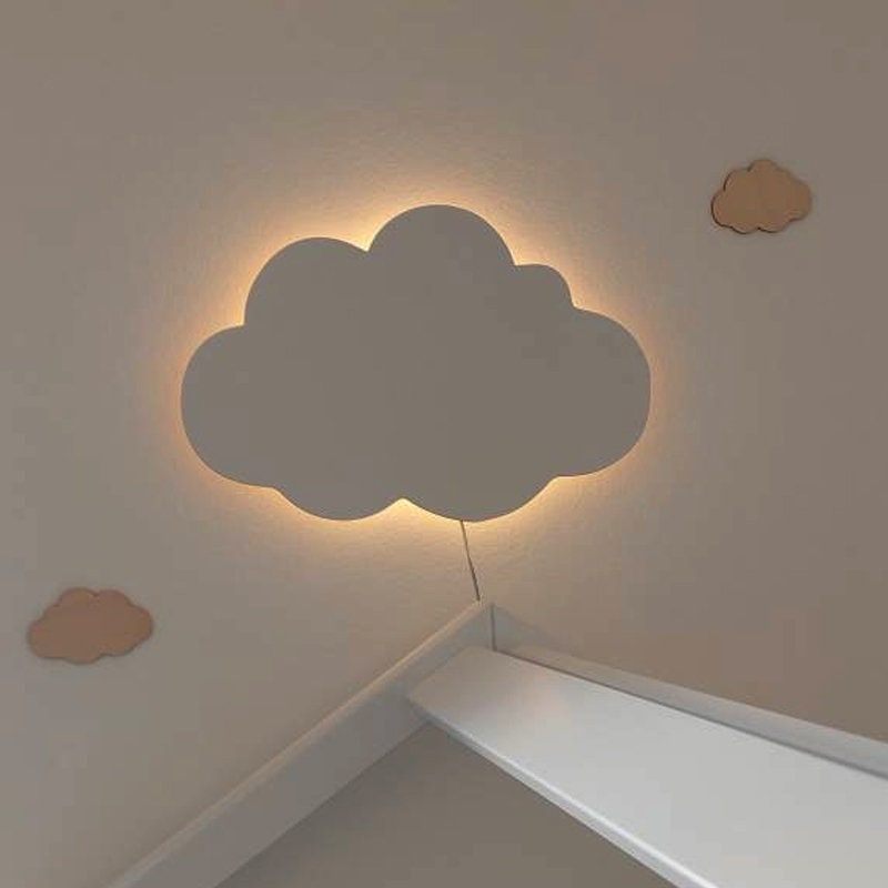  Luces de nube de algodón 3D, luz de nube LED esponjosa, lámpara  de noche de nube, luz RGB de nube, tira de luces LED para decoración de  Navidad, Halloween, para sala