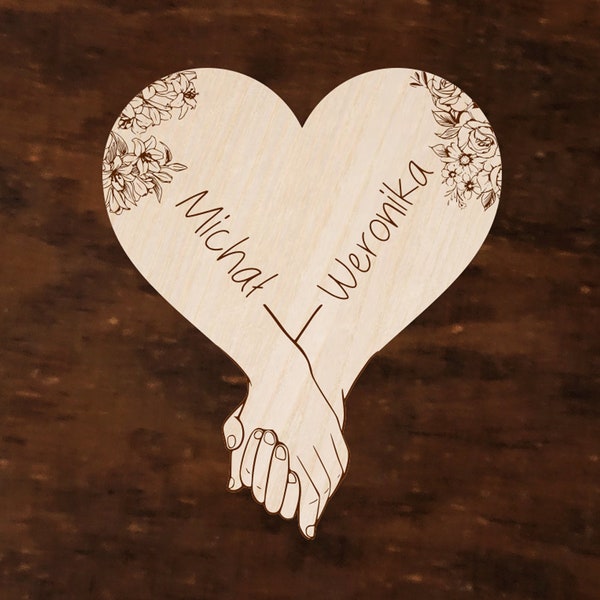 Tarjeta de madera personalizada para el Día de San Valentín, regalo para el Día de San Valentín,Personalisierte Holzkarte zum Valentinstag, Geschenk zum Valentinstag