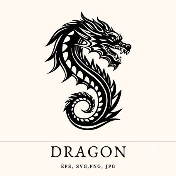 Dragon Svg Dragon Png Chinese Dragon Svg Dragon Head Svg Dragon Clipart Chinese Art Chinese New Year Gift Laser Cut Files Gothic Decor