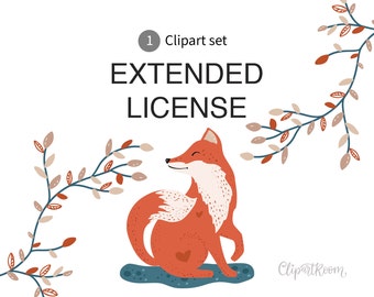 EXTENDED LICENSE Clipart & SVG Pack Commercial License