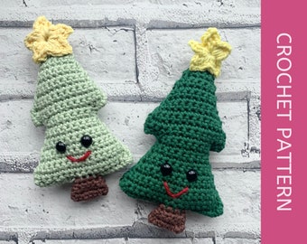 Christmas Tree Crochet Pattern, Amigurumi crochet pattern, Cute Christmas Crochet, Crochet Christmas Ornament,