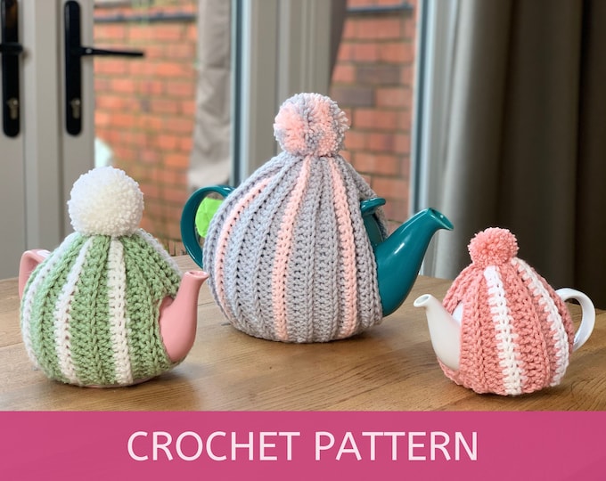 PATTERN Crochet Pattern Digital Download Cactus Tea Cozy Green Desert