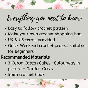 Crochet Bag pattern, eco friendly market bag using granny stitch pattern, beginner crochet project image 4