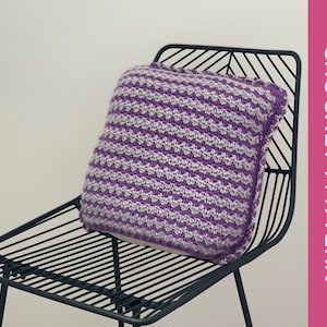 Easy Crochet Cushion Cover Pattern, suitable for beginners, to make your own Cushion Cover