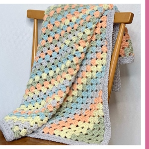 Crochet Blanket Pattern, Crochet Afghan Pattern and crochet baby blanket Pattern