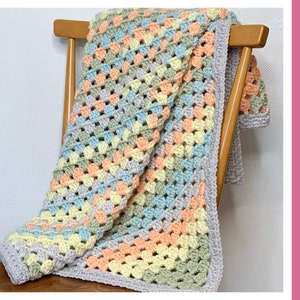 Crochet Blanket Pattern, Crochet Afghan Pattern and crochet baby blanket Pattern