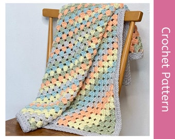 Crochet Blanket Pattern, Crochet Afghan Pattern and crochet baby blanket Pattern