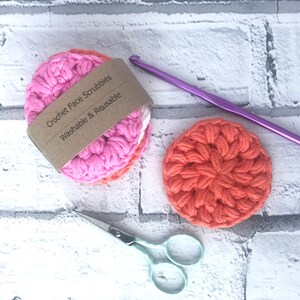 Crochet Pattern - Cotton Face Scrubbies