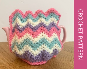 Tea cosy pattern, tea cosy crochet pattern, easy crochet pattern, tea cozy pattern